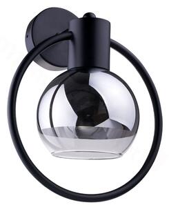 SIGMA Nástěnné moderní osvětlení LINDA, 1xE27, 60W, černé 31894