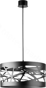 SIGMA Závěsné moderní osvětlení MODUL FREZ, 1xE27, 60W, 39cm, kulaté, černé 31073
