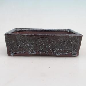 E-bonsai Bonsai miska 16 x 11,5 x 4,5 cm vínovošedá