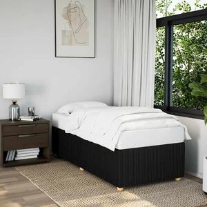 Rám postele bez matrací černá 90x190 cm textil 3284902
