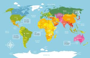 Tapeta výjimečná mapa světa