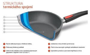 Pánev hluboká Titanium Nowo neindukční s odnímatelnou rukojetí 28 cm - WOLL