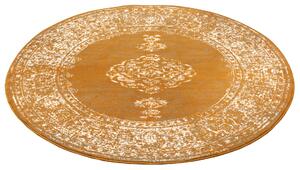 Kusový koberec Gloria 105518 Mustard kruh 160x160 cm