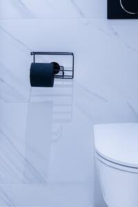 Olsen Spa Drátěný držák toaletního papíru na nalepení 3M, černá barva KD02091776