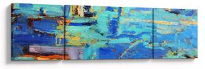Obraz - Abstraktní olejomalba (170x50 cm)