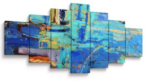 Obraz - Abstraktní olejomalba (210x100 cm)