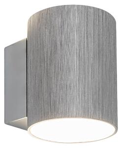 RABALUX Moderní nástěnné osvětlení KAUNAS, 1xG9, 10W, kulaté, stříbrné 007022