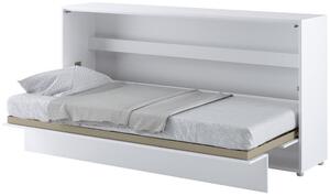 Výklopná postel 90 REBECCA bílá lesk/bílá mat