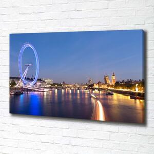 Foto obraz tištěný na plátně Londoy Eye Londýn pl-oc-100x70-f-53327501