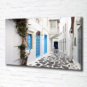 Foto obraz na plátně do obýváku Řecké uličky pl-oc-100x70-f-52782773
