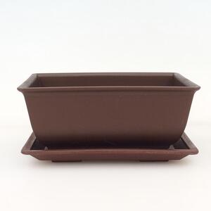 E-bonsai Bonsai miska+podmiska plast MP-1 - 15 x 11 x 6,5 cm