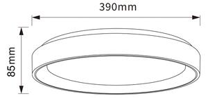 Brilagi - LED Stmív. strop. svítidlo FLOCO LED/48W/230V pr. 40 cm dřevo/černá+DO