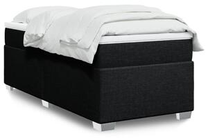 Box spring postel s matrací černá 80 x 200 cm textil 3285090