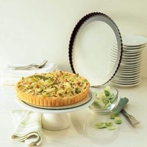 Forma na quiche s odnímatelným skleněným dnem 28 cm Crystal Baking - KAISER