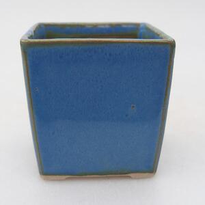 E-bonsai Keramická bonsai miska 5 x 5 x 5 cm modrá