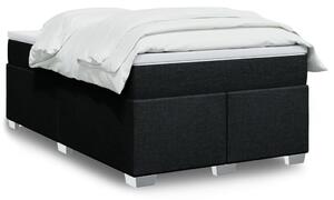 Box spring postel s matrací černá 120x190 cm textil 3285118