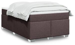 Box spring postel s matrací tmavě hnědá 120x190 cm textil 3285119