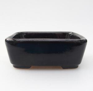 E-bonsai Keramická bonsai miska 10 x 5,5 x 3,5 cm černá