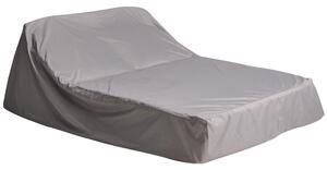 Kave Home Šedý ochranný obal na zahradní dvojlehátko Iria 170 x 225 cm