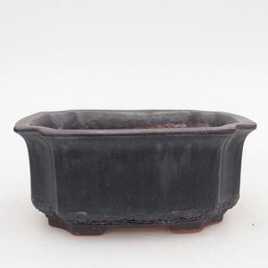 E-bonsai Keramická bonsai miska 12 x 9 x 5,5 cm kovová