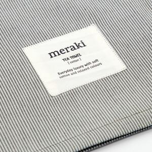 Sada dvou šedých bavlněných utěrek Meraki Verum 75 x 55 cm