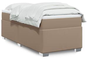 Box spring postel s matrací cappuccino 90x200 cm umělá kůže 3285196