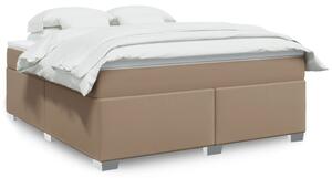 Box spring postel s matrací cappuccino 180 x 200 cm umělá kůže 3285224