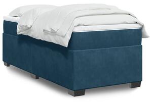 Box spring postel s matrací tmavě modrá 80 x 200 cm samet 3285249
