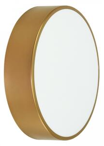 TEMAR Přisazené stropní koupelnové osvětlení CLEO, 2xE27, 40W, 30cm, kulaté, zlaté, IP54