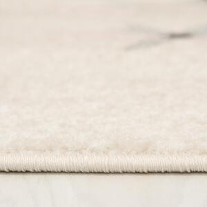 Dětský kusový koberec Lemur krémový 80x150cm