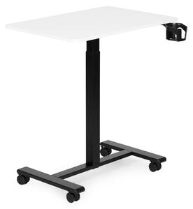 ModernHome JNI-PN01-1-5-NP Mobilní stůl na notebook 70×48 cm, výškově nastavitelný 71,5-112 cm, bílý