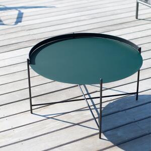 Bílý kovový zahradní konferenční stolek HOUE Edge 62 cm
