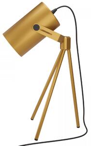 TEMAR Stolní moderní lampa LA TUBA, 1xE27, 24W, zlatá