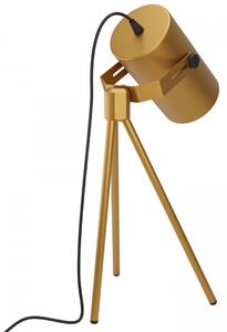 TEMAR Stolní moderní lampa LA TUBA, 1xE27, 24W, zlatá