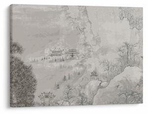 Obraz - Čínská krajina (70x50 cm)