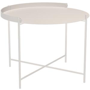 Bílý kovový zahradní konferenční stolek HOUE Edge 62 cm