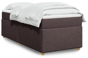 Box spring postel s matrací tmavě hnědá 80x200 cm textil 3285334