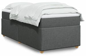 Box spring postel s matrací tmavě šedá 80 x 200 cm textil 3285332