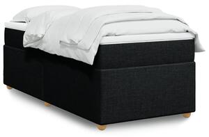 Box spring postel s matrací černá 80 x 200 cm textil 3285333