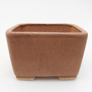 E-bonsai Keramická bonsai miska 8,5 x 8,5 x 5,5 cm růžová