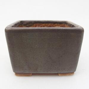 E-bonsai Keramická bonsai miska 8,5 x 8,5 x 5,5 cm modrá