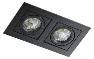 AZzardo PACO podhledové svítidlo 2x GU10 50W bez zdroje 17,5cm IP20, černé
