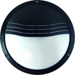 FULGUR Nástěnné / stropní venkovní LED osvětlení MELISSA MINIST C, 20W, teplá bílá, 26,5cm, kulaté, černé, s-34362