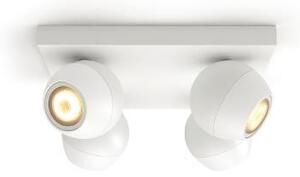PHILIPS HUE Stropní LED chytré bodové osvětlení HUE BUCKRAM, 4xGU10, 5W, teplá bílá-studená bílá, bílé 8719514339149