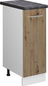 Lékárničková skříňka Vicco R-Line Řemeslný dub 30 cm , PD Antracit, Model 49186