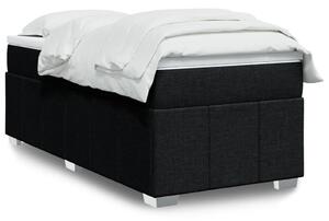 Box spring postel s matrací černá 80 x 200 cm textil 3285430