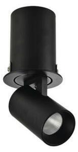 LED Stropní zápustné bodové svítidlo AZzardo Luna 7W black/black AZ3397 7W 595lm 3000K IP20 černé