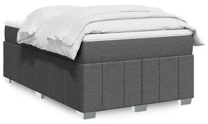 Box spring postel s matrací tmavě šedá 120x200 cm textil 3285464