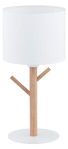 TLG Stolní skandinávská lampa ALBERO, 1xE27, 60W, kulatá, bílá 5571