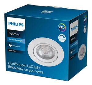 LED Zapuštěné bodové svítidlo Philips SPARKLE SL261 8718699755607 5W 350lm 2700K IP20 bílé stmívatelné